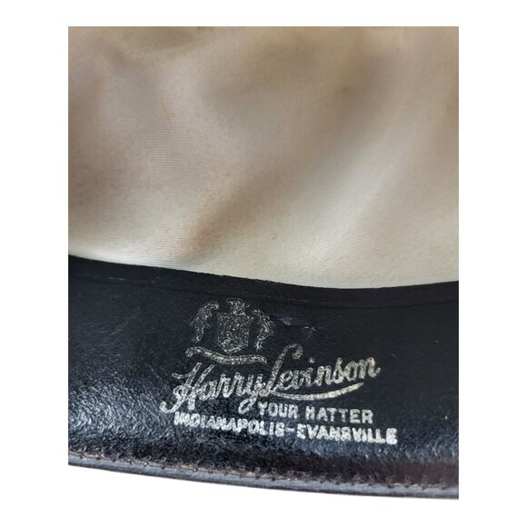 Vth Courtney Genuine Velour Fedora Royaltan DuPont Harry Levinson Mens Hat 7/8 - Picture 10 of 10